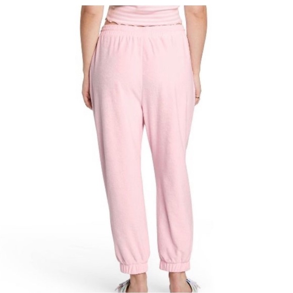 STONEY CLOVER LANE x TARGET PINK JOGGER SWEATPANTS SIZE LARGE L - Picture 2 of 8